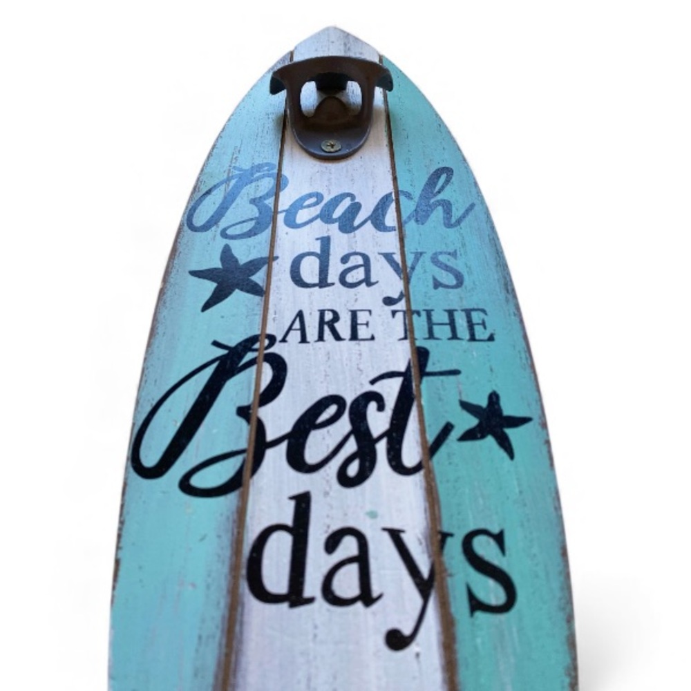 Distressed Wall Decor with Bottle Opener - Picture 2 of 3